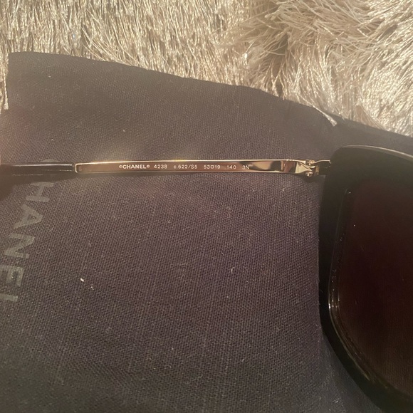 Black Chanel Sunglasses - Picture 5 of 6